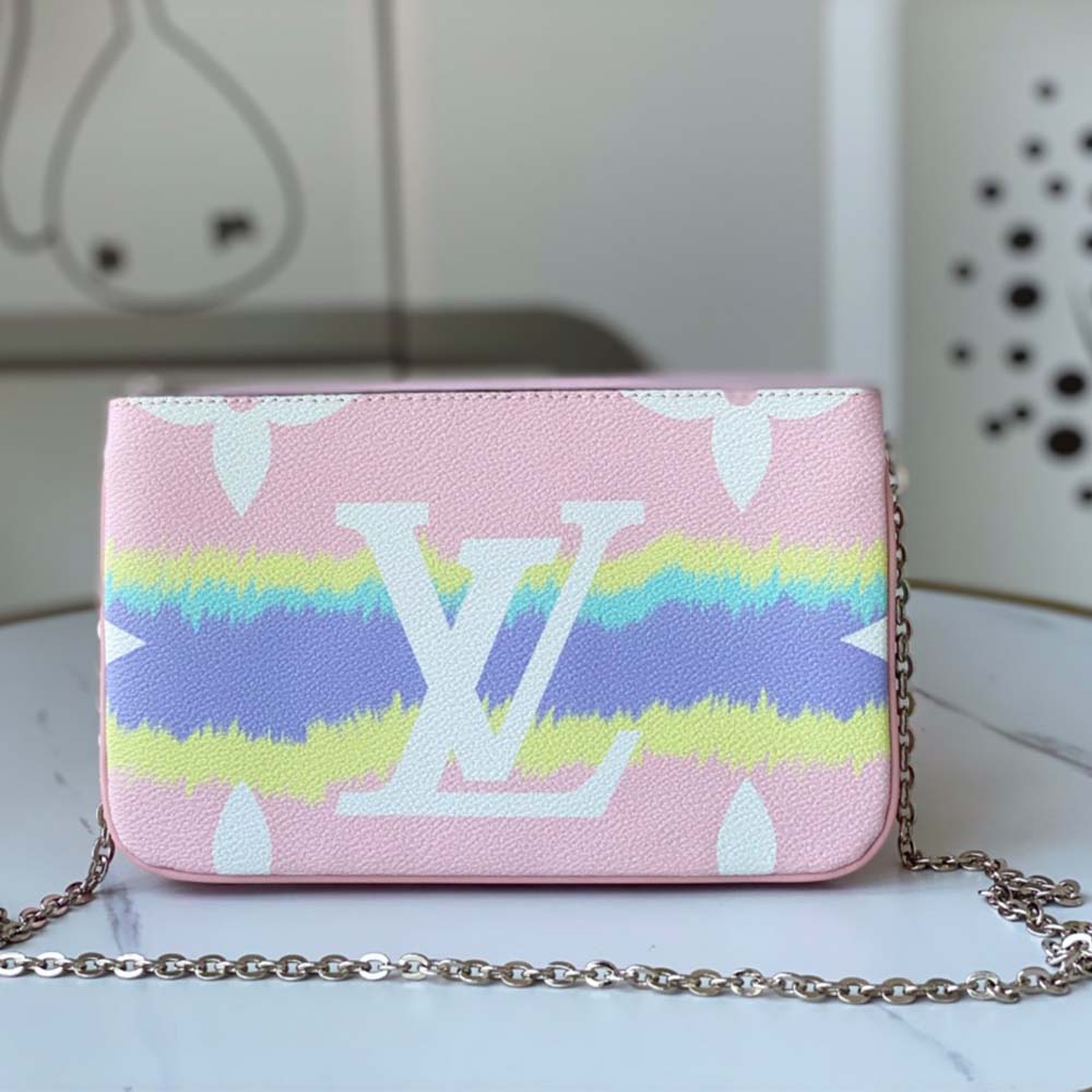 Lv escale pochette double zip clearance